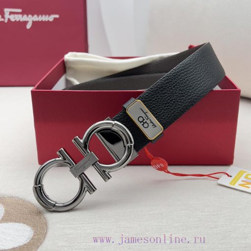 Ferragamo Ferrgamo ️ Belt and beltHanging buckle, classic hanging buckle made of pure copper 8g6kyccm