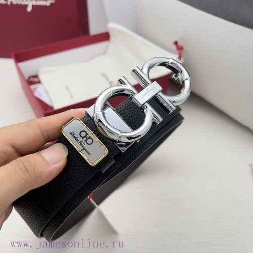 Ferragamo Ferrgamo ️ Belt and beltHanging buckle, classic hanging buckle made of pure copper 8g6kyccm - Image 5
