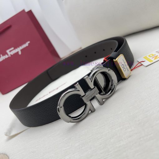 Ferragamo Ferrgamo ️ Belt and beltHanging buckle, classic hanging buckle made of pure copper 8g6kyccm - Image 6