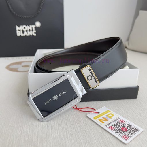 Montblanc Montblanc ️ Belt and beltBuckle, new original classic boutique two-color buckle, p jimogmi8
