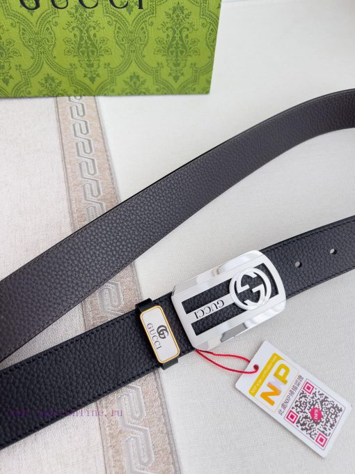 Gucci Gucci Belt ️ BeltHanging buckle, pure steel material buckle head, top layer cowhide, p ntyi5nul - Image 5