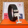 Hermes 316 pure steel automatic buckle belt ⏯ P belt width 3.5cm synchronous ㊙️ Double sided jhbthxiu