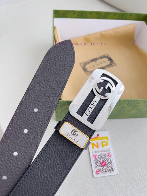 Gucci Gucci Belt ️ BeltHanging buckle, pure steel material buckle head, top layer cowhide, p ntyi5nul - Image 7