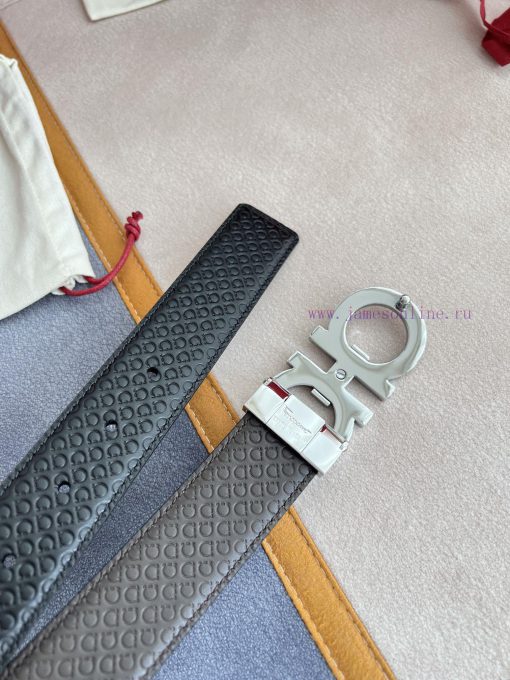 Ferragamo Ferrgamo ️ Belt and beltHanging buckle, classic hanging buckle made of pure copper j8x79n4v - Image 9