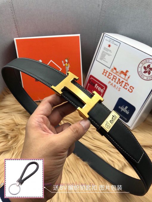 Hermes pure steel automatic buckle ⏯ Please synchronize P width of 3.5cm, fashionable and ve uz7zl81k - Image 5