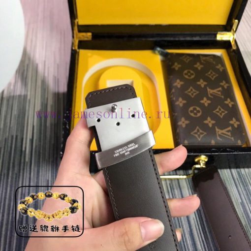 Louis Vuitton Belt and Wallet, a two-piece set of world-renowned luxury goods from Italy, fe kgvo842n - Image 8
