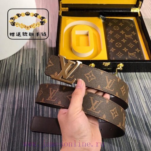 Louis Vuitton Belt and Wallet, a two-piece set of world-renowned luxury goods from Italy, fe ynn8njid - Image 2