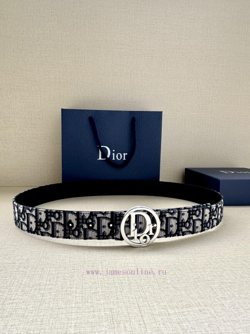 Dior's 3.5cm wide gold trimmed brass waistband buckle is a new addition to the spring collec xa5noblk - Image 2