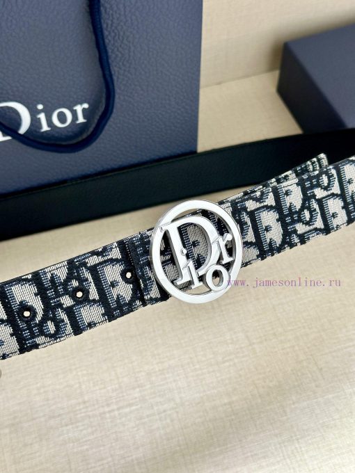 Dior's 3.5cm wide gold trimmed brass waistband buckle is a new addition to the spring collec xa5noblk - Image 3