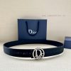 Dior's 3.5cm wide gold trimmed brass waistband buckle is a new addition to the spring collec x812oqba