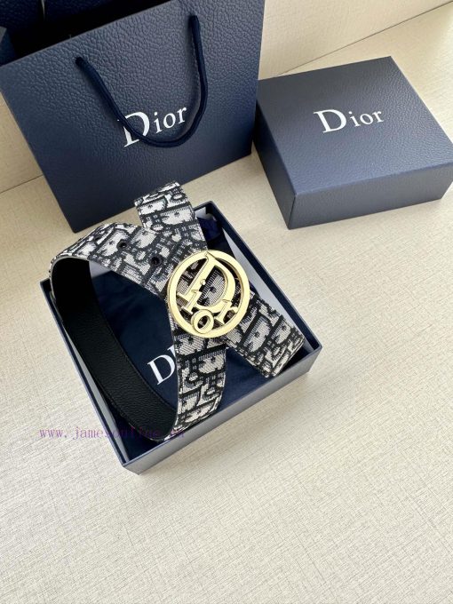 Dior's 3.5cm wide gold trimmed brass waistband buckle is a new addition to the spring collec xa5noblk - Image 8