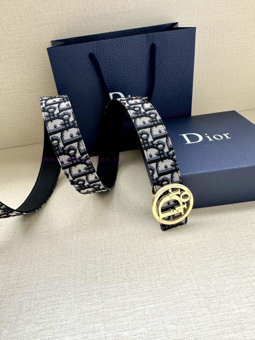 Dior's 3.5cm wide gold trimmed brass waistband buckle is a new addition to the spring collec xa5noblk - Image 10