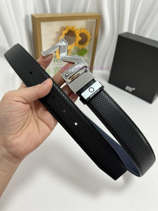 MontblancMaterial: Leather Belt with 100% Head Layer. The leather belt is guaranteed to be g b5kh2cn6 - Image 3
