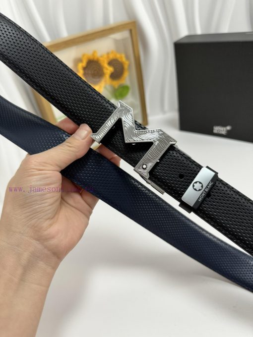 MontblancMaterial: Leather Belt with 100% Head Layer. The leather belt is guaranteed to be g 3yevf3cw - Image 5