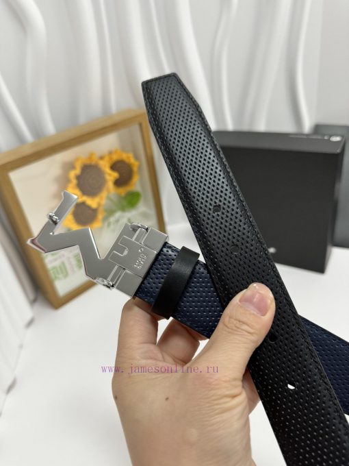 MontblancMaterial: Leather Belt with 100% Head Layer. The leather belt is guaranteed to be g 3yevf3cw - Image 7
