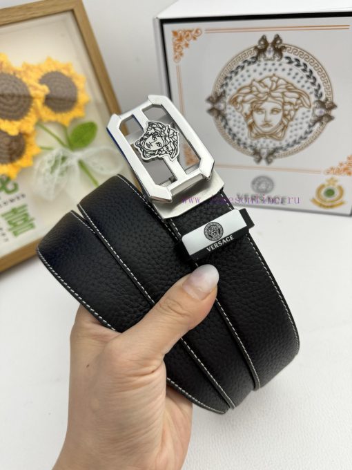 Versace automatic beltMaterial: Leather Belt with 100% Head Layer. The leather belt is guara 6hd5rqtd - Image 3