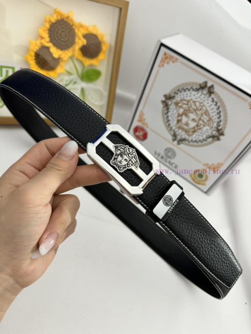 Versace automatic beltMaterial: Leather Belt with 100% Head Layer. The leather belt is guara 6hd5rqtd - Image 5