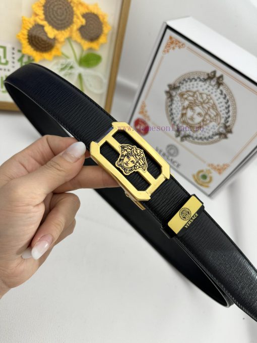 Versace automatic beltMaterial: Leather Belt with 100% Head Layer. The leather belt is guara 6hd5rqtd - Image 6