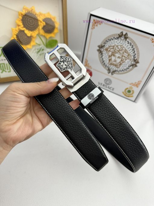 Versace automatic beltMaterial: Leather Belt with 100% Head Layer. The leather belt is guara 6hd5rqtd - Image 7