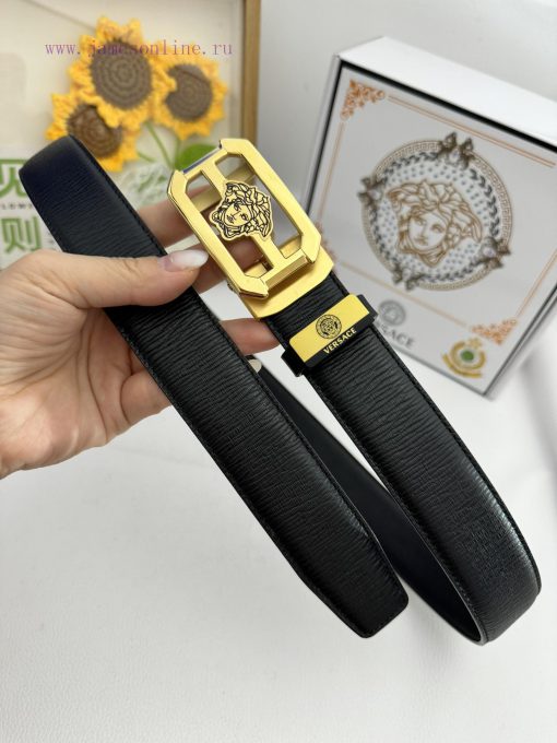Versace automatic beltMaterial: Leather Belt with 100% Head Layer. The leather belt is guara 6hd5rqtd - Image 8