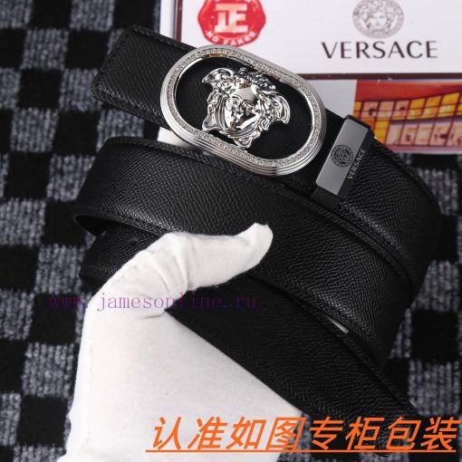 Men's belt VersaceMen's leather belt is made of 100% head layer cowhide, ensuring that the 2 5u0e9s3w