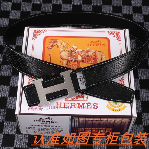 Men's belt HermesMen's leather belt is made of 100% head layer cowhide, ensuring that the 24 kv4rn3j7 - Image 3