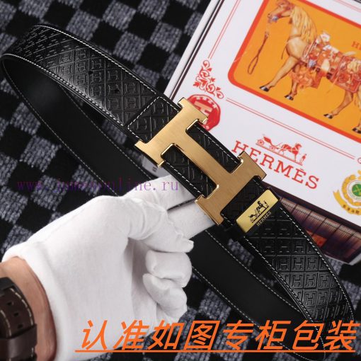 Men's belt HermesMen's leather belt is made of 100% head layer cowhide, ensuring that the 24 e4crpvmb - Image 5