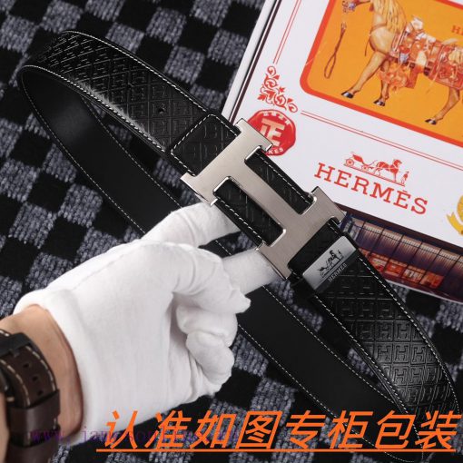 Men's belt HermesMen's leather belt is made of 100% head layer cowhide, ensuring that the 24 kv4rn3j7 - Image 5