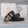 Belt belt Versace cowhide beltMen's belt material: 100% head layer cowhide belt, guaranteed 0g1ln3bl
