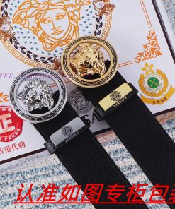 Men's belt VersaceMen's leather belt is made of 100% head layer cowhide, ensuring that the 2 hn84nl3f