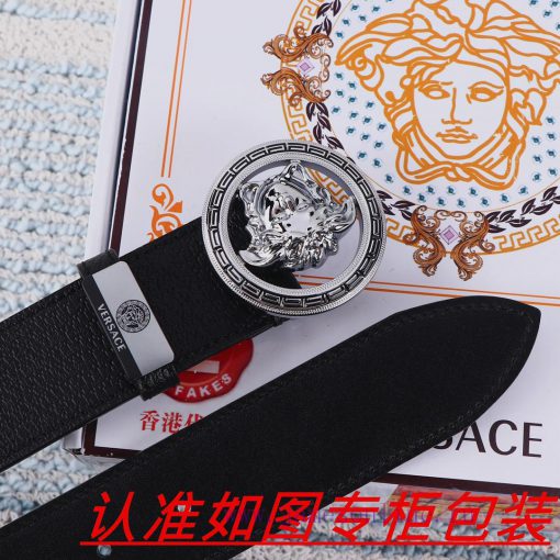 Men's belt VersaceMen's leather belt is made of 100% head layer cowhide, ensuring that the 2 hn84nl3f - Image 10