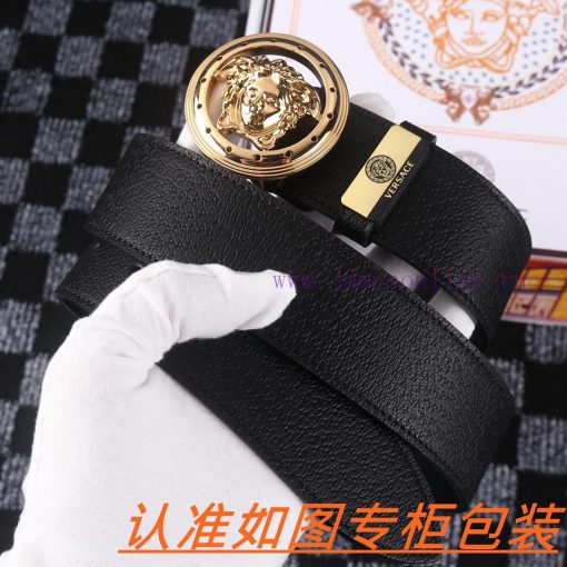 Men's belt VersaceMen's leather belt is made of 100% head layer cowhide, ensuring that the 2 fo5v8prw