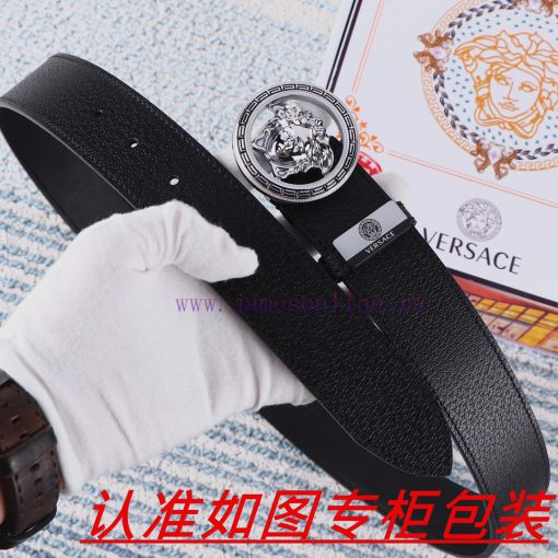 Men's belt VersaceMen's leather belt is made of 100% head layer cowhide, ensuring that the 2 26846jzd - Image 7