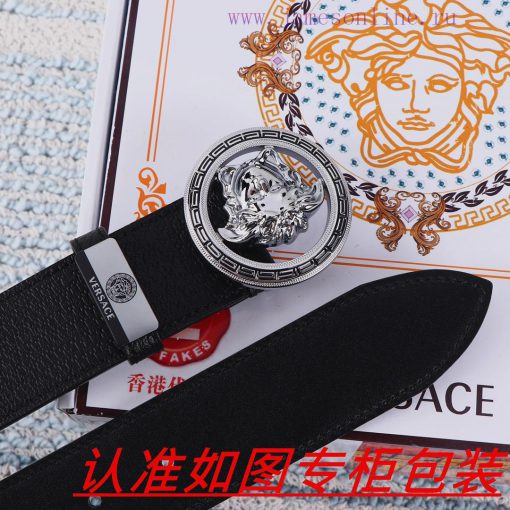 Men's belt VersaceMen's leather belt is made of 100% head layer cowhide, ensuring that the 2 26846jzd - Image 8