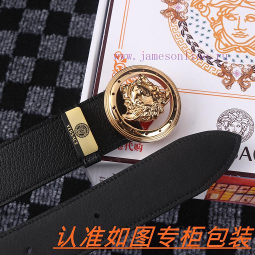 Men's belt VersaceMen's leather belt is made of 100% head layer cowhide, ensuring that the 2 fo5v8prw - Image 6