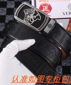 Men's belt VersaceMen's leather belt is made of 100% head layer cowhide, ensuring that the 2 g9ja6ibg