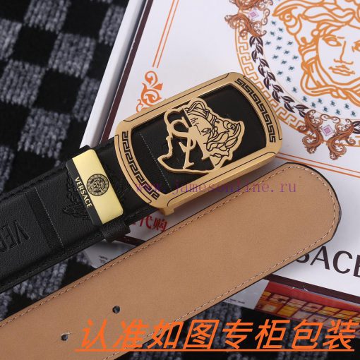 Men's belt VersaceMen's leather belt is made of 100% head layer cowhide, ensuring that the 2 ddp75lyf - Image 6