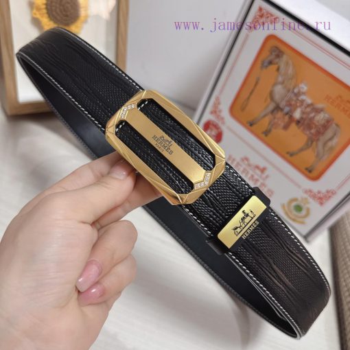 Hermes Hermès  Material: Leather Belt with 100% Head Layer. The leather belt is guaranteed t u84a3qys - Image 6