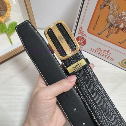 Hermes Hermès  Material: Leather Belt with 100% Head Layer. The leather belt is guaranteed t u84a3qys - Image 9