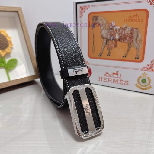 Hermes Hermès  Material: Leather Belt with 100% Head Layer. The leather belt is guaranteed t auncjziz - Image 4