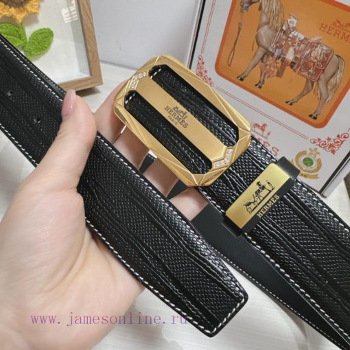 Hermes Hermès  Material: Leather Belt with 100% Head Layer. The leather belt is guaranteed t auncjziz - Image 7