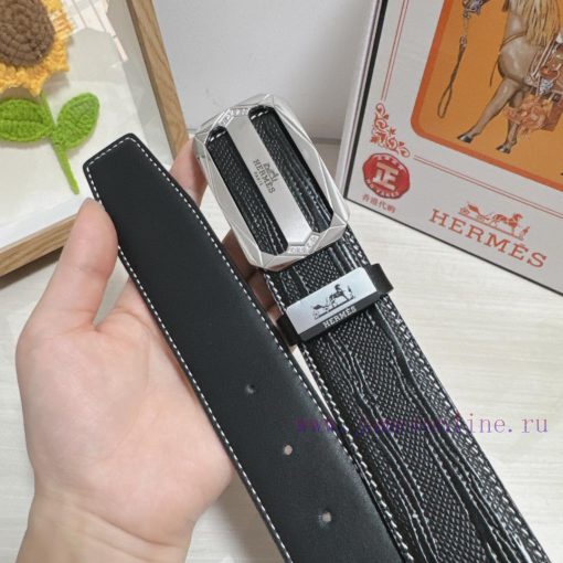 Hermes Hermès  Material: Leather Belt with 100% Head Layer. The leather belt is guaranteed t auncjziz - Image 10