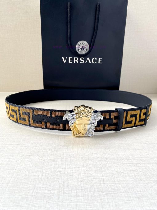 Width 3.8cm Versace This satin belt from Versace has a very casual style, adorned with the i ngygp7sk - Image 4