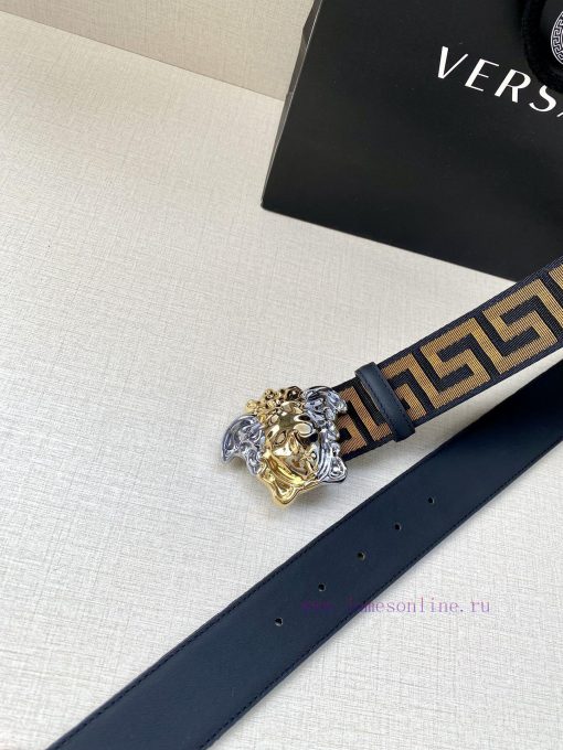 Width 3.8cm Versace This satin belt from Versace has a very casual style, adorned with the i ngygp7sk - Image 7
