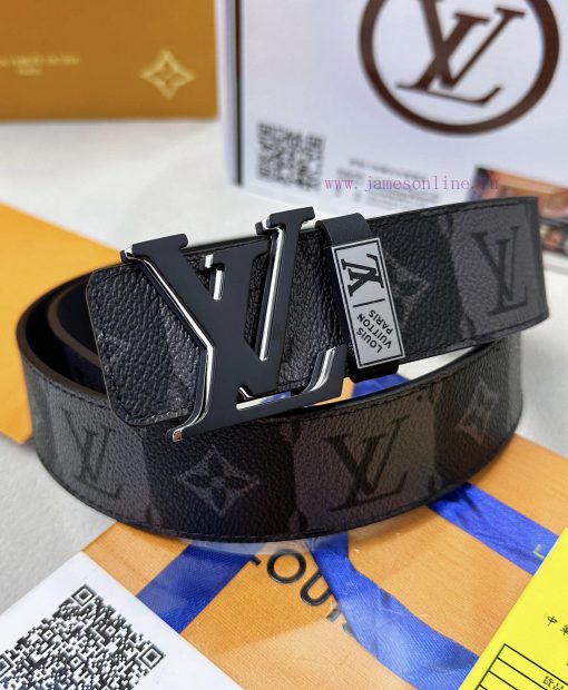 Belt LV Louis Reproduction-The waistband is made of 100% imported original cowhide, ensuring aeobidhh - Image 3