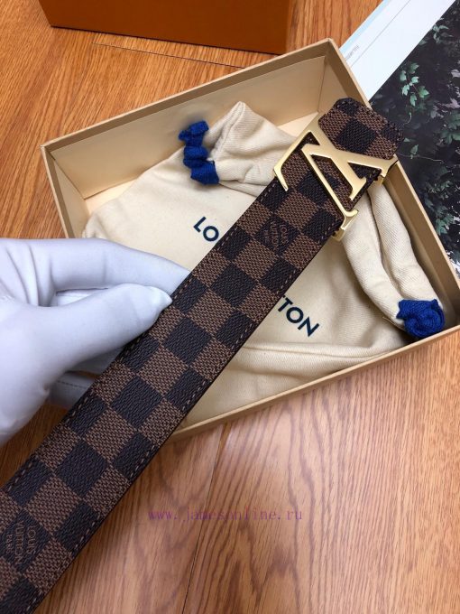 Lv fabric, lined with top layer cowhide and frosted bottom, paired with buttons The buckle a hkw522be - Image 7