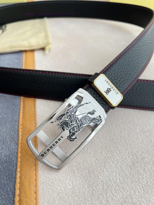 Burberry Burberry Belt ️ Automatic BeltAutomatic buckle, made of pure steel material, automa 3vygh8nw - Image 8