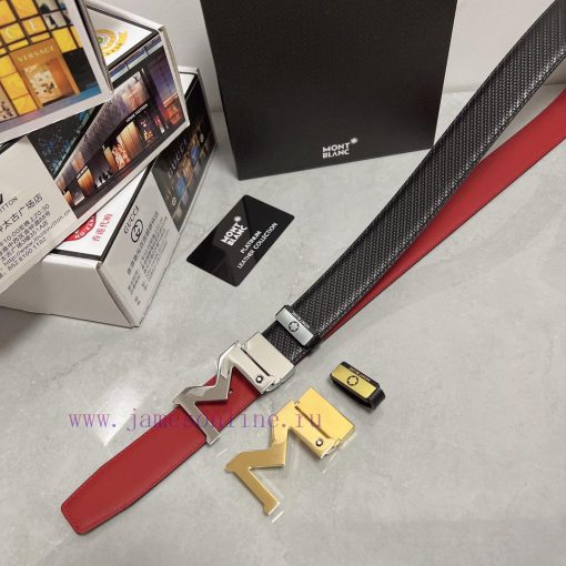 MontblancMaterial: Leather Belt with 100% Head Layer. The leather belt is guaranteed to be g voibqfri - Image 10