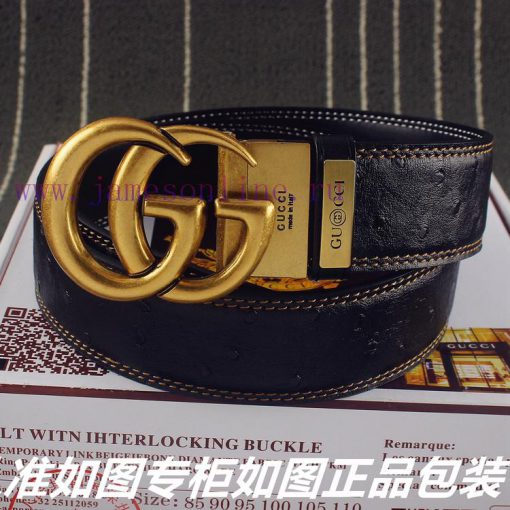 Gucci. Gucci double-sidedIdentify and receive a punch as a giftMaterial ostrich leather patt 9j556tmf - Image 3