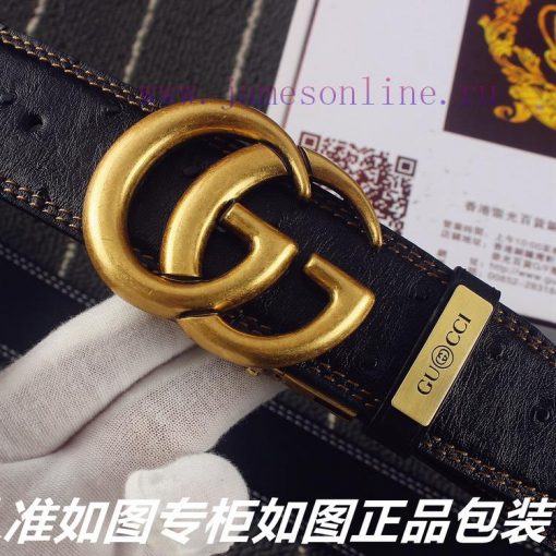 Gucci. Gucci double-sidedIdentify and receive a punch as a giftMaterial ostrich leather patt 9j556tmf - Image 7